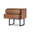 Origins by Alpine Allison Nightstand in Chestnut