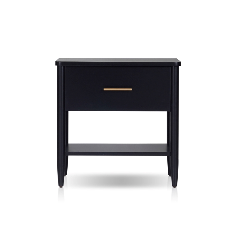 Origins by Alpine Paola Nightstand in Black