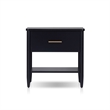 Origins by Alpine Paola Nightstand in Black