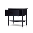 Origins by Alpine Paola Nightstand in Black