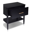 Origins by Alpine Paola Nightstand in Black