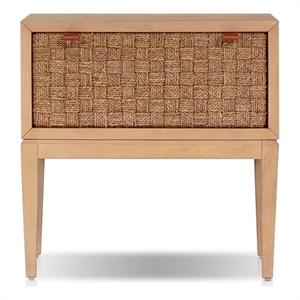 Origins by Alpine Roxanna Nightstand in Natural Brown