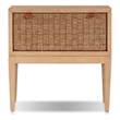 Origins by Alpine Roxanna Nightstand in Natural Brown