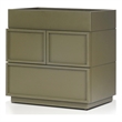 Origins by Alpine Luca Nightstand in Olive Green