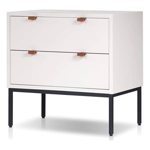 Origins by Alpine Wilma Nightstand in White