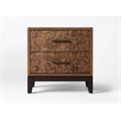 Origins by Alpine Owen 2 Drawer Nightstand - Walnut