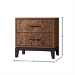 Origins by Alpine Owen 2 Drawer Nightstand - Walnut