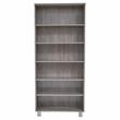 K101 Contemporary Bookcase with 6 Shelves in Gray