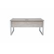 Contemporary Rectangular Desk 71x32 Inches in Gray
