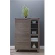 Contemporary Highboard With Doors in Gray