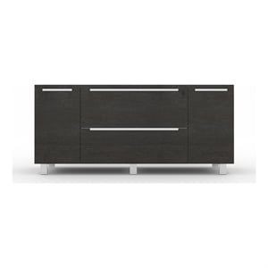 Credenza with 2 Drawers and 2 Doors in Espresso