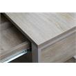 Rectangular Home Desk in Gray
