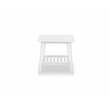 Mid-Century Modern Night Stand - White