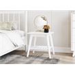 Mid-Century Modern Night Stand - White