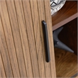 Unique Furniture Modern 2-Door Slideboad in Smoked Oak