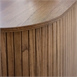 Unique Furniture Modern 2-Door Slideboad in Smoked Oak