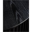 Unique Furniture Contemporary Hidden Storage Coffee Table with Black Oak