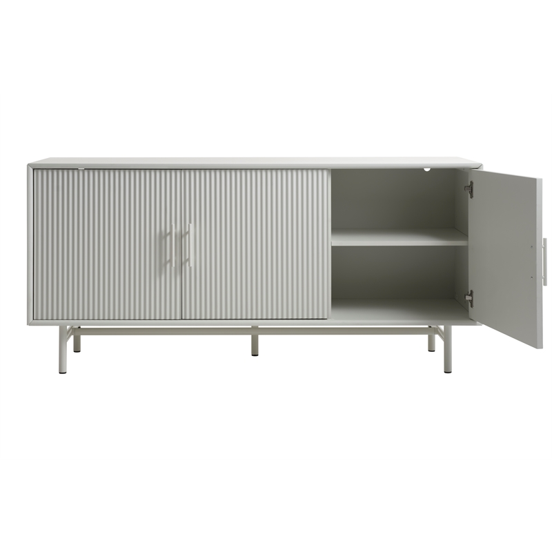 Unique Furniture Palma Engineered Wood Buffet Sideboard in Greige