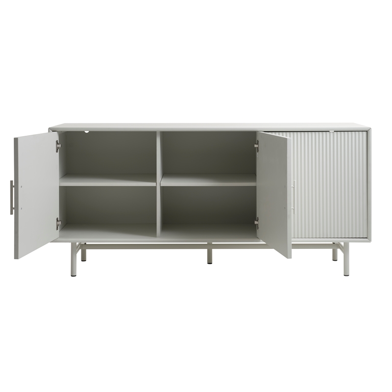 Unique Furniture Palma Engineered Wood Buffet Sideboard in Greige