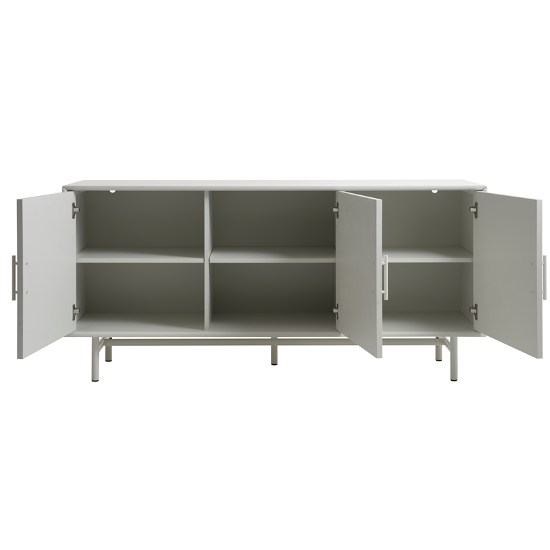 Unique Furniture Palma Engineered Wood Buffet Sideboard in Greige