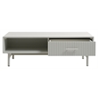 Unique Furniture Palma Engineered Wood Rectangular Coffee Table in Greige