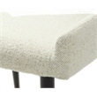 20.25''H Contemporary Wood Dining Chair in Off White 2 Pieces