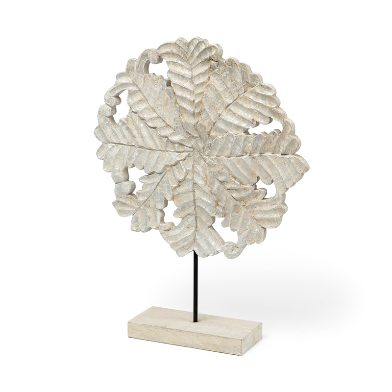 Mercana Kamara II Light Brown Wood Large Decorative Object