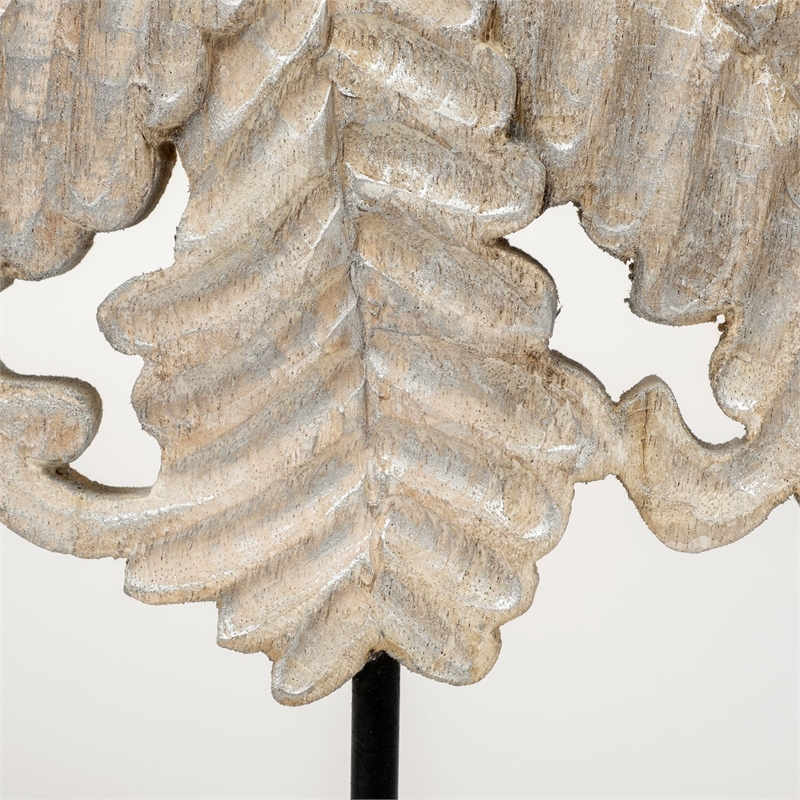 Mercana Kamara II Light Brown Wood Large Decorative Object