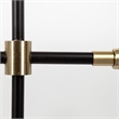 Mercana Decarlo II Metal Multi-Arm 13 Light Chandelier in Black and Gold