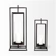 Mercana Albus I (Large) Black Metal Candle Holder