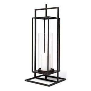 Mercana Albus I (Large) Black Metal Candle Holder
