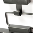 Mercana Grimm Rectangular Metal Mirror in Gunmetal Gray
