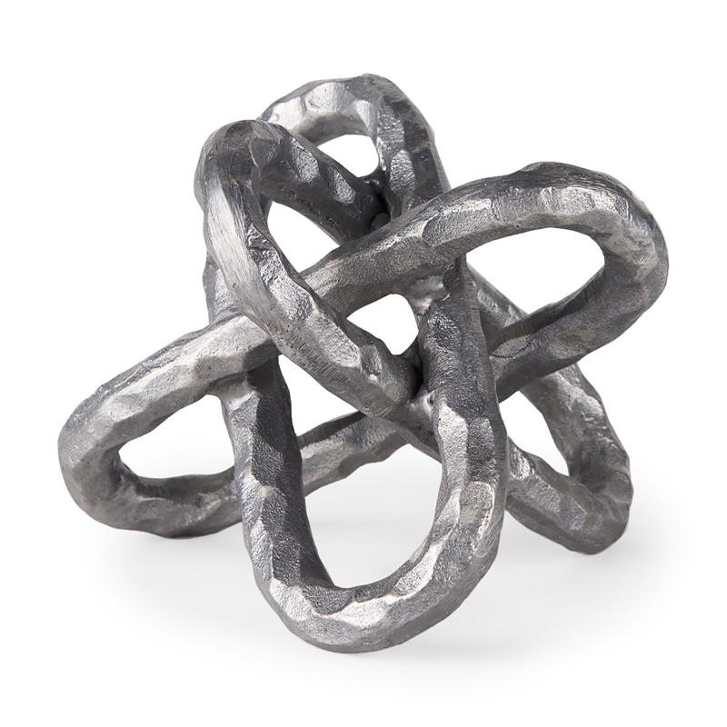 Mercana Wilhelm I Gray/Silver Metal Industrial Decorative Object (Small)