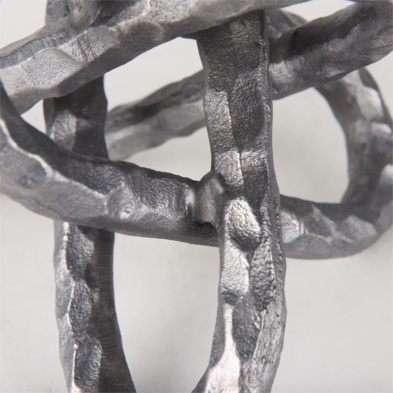 Mercana Wilhelm I Gray/Silver Metal Industrial Decorative Object (Small)