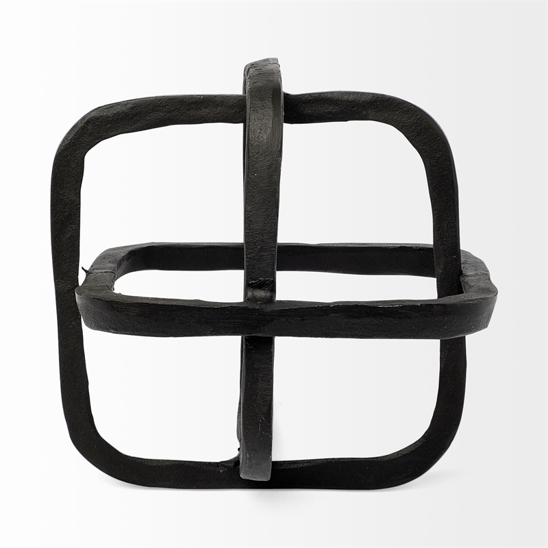 Mercana Willem I Black Metal Industrial Decorative Object