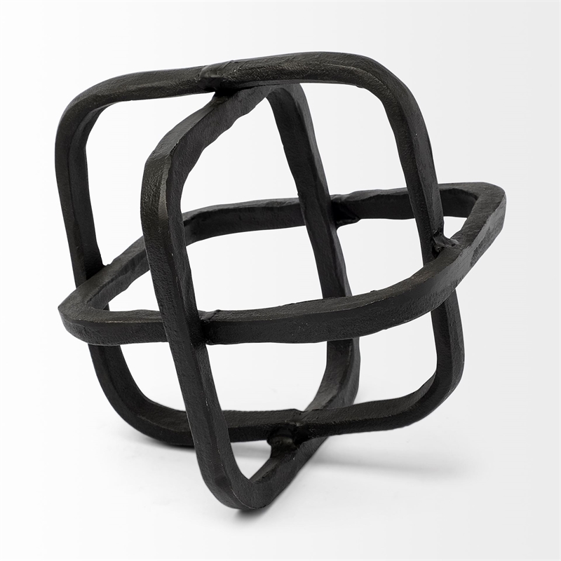 Mercana Willem I Black Metal Industrial Decorative Object