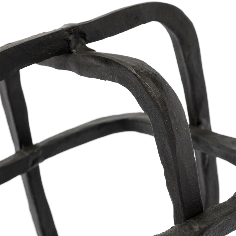 Mercana Willem I Black Metal Industrial Decorative Object
