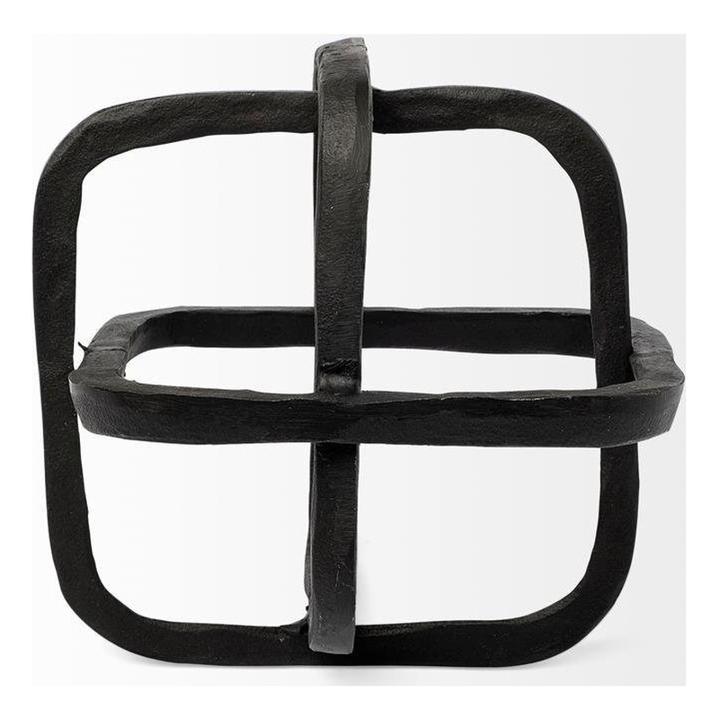 Mercana Willem I Black Metal Industrial Decorative Object