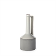 Mercana Burton IV Medium Two-Toned Gray and White Ceramic Jug