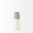 Mercana Hindley I Small Two-Toned White/Natural Ceramic Jug