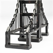 Mercana Wrought Iron Suspension Bridge Brown Metal Weighted Bookend
