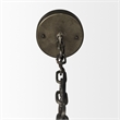 Mercana Zaio 12.5x18.5 Gray Metal Caged Bulb Pendant Light