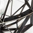 Mercana Dyson I 18x18 Black Metal Triangular Orb Pendant Light