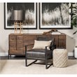 Mercana Allium Pouf Oatmeal Wool Diamond Pattern Cylindrical Pouf