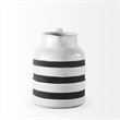 Mercana Harmon I Small White/Charcoal Ceramic Jug