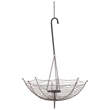 Mercana Furniture Rihanna III Large Black Metal Umbrella Candle Holder Lantern
