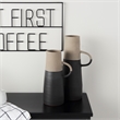 Mercana Garand I Small Two-Toned Black/Natural Ceramic Jug