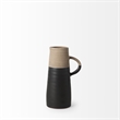 Mercana Garand I Small Two-Toned Black/Natural Ceramic Jug