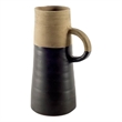 Mercana Garand I Small Two-Toned Black/Natural Ceramic Jug
