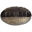 Mercana Chaucer II Wall Mounted Candle Holders Hammered Metal in a Bronze Tint